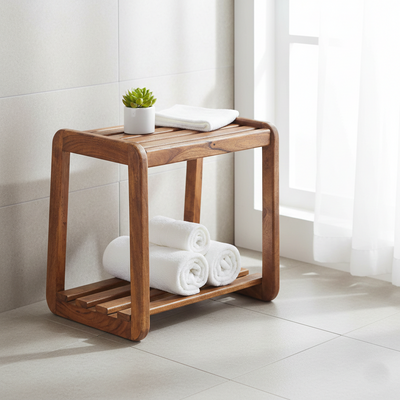 Tabouret avec étagères | Umar