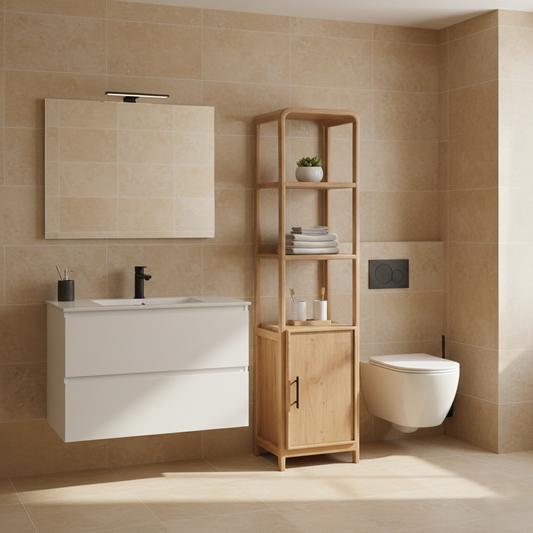 Colonne de rangement | Eruco Manguier Pécan