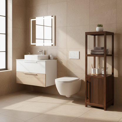 Mueble de TV asimétrico con 1 puerta | Mango Sculture