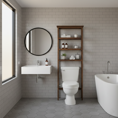 Etagère de salle de bain  | Manguier Capri