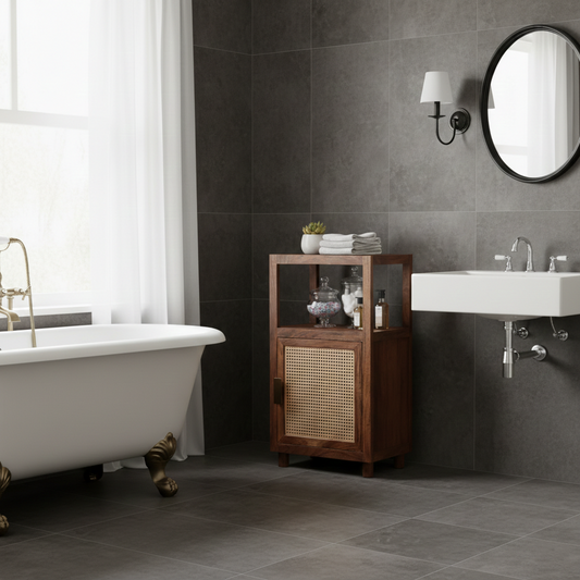 Móvel de TV assimétrico com 1 porta | Mango Sculture