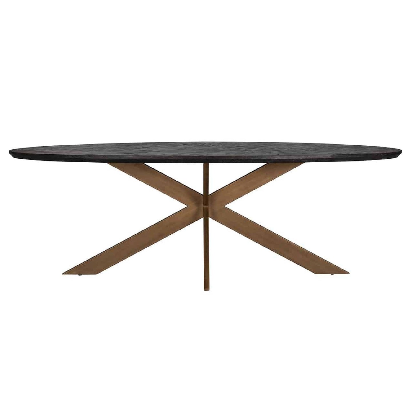 Table de repas noirbone laiton ovaal 230 (noir rustic)