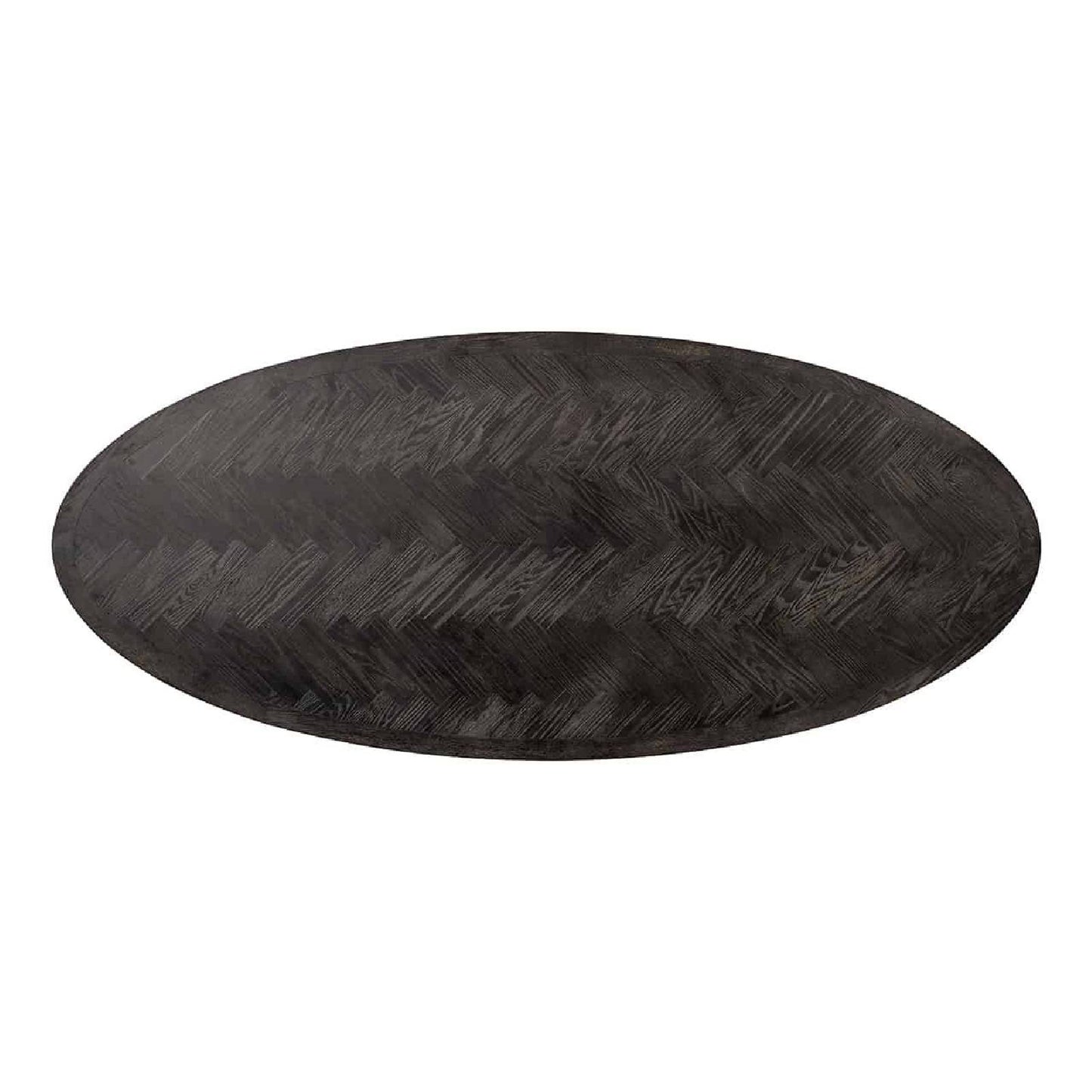 Table de repas noirbone laiton ovaal 230 (noir rustic)
