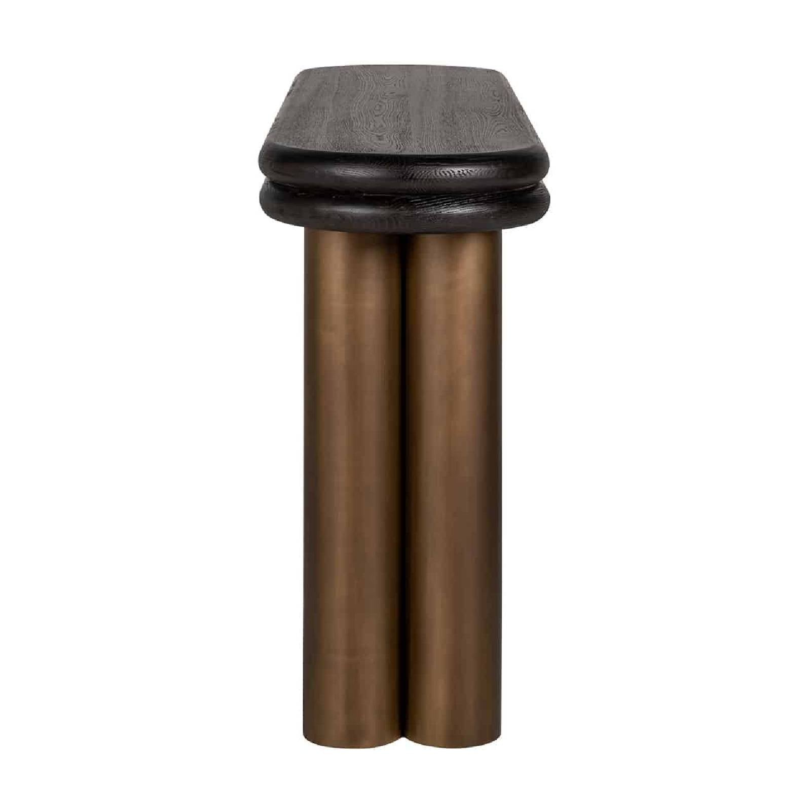 Table Macaron (noir rustic)