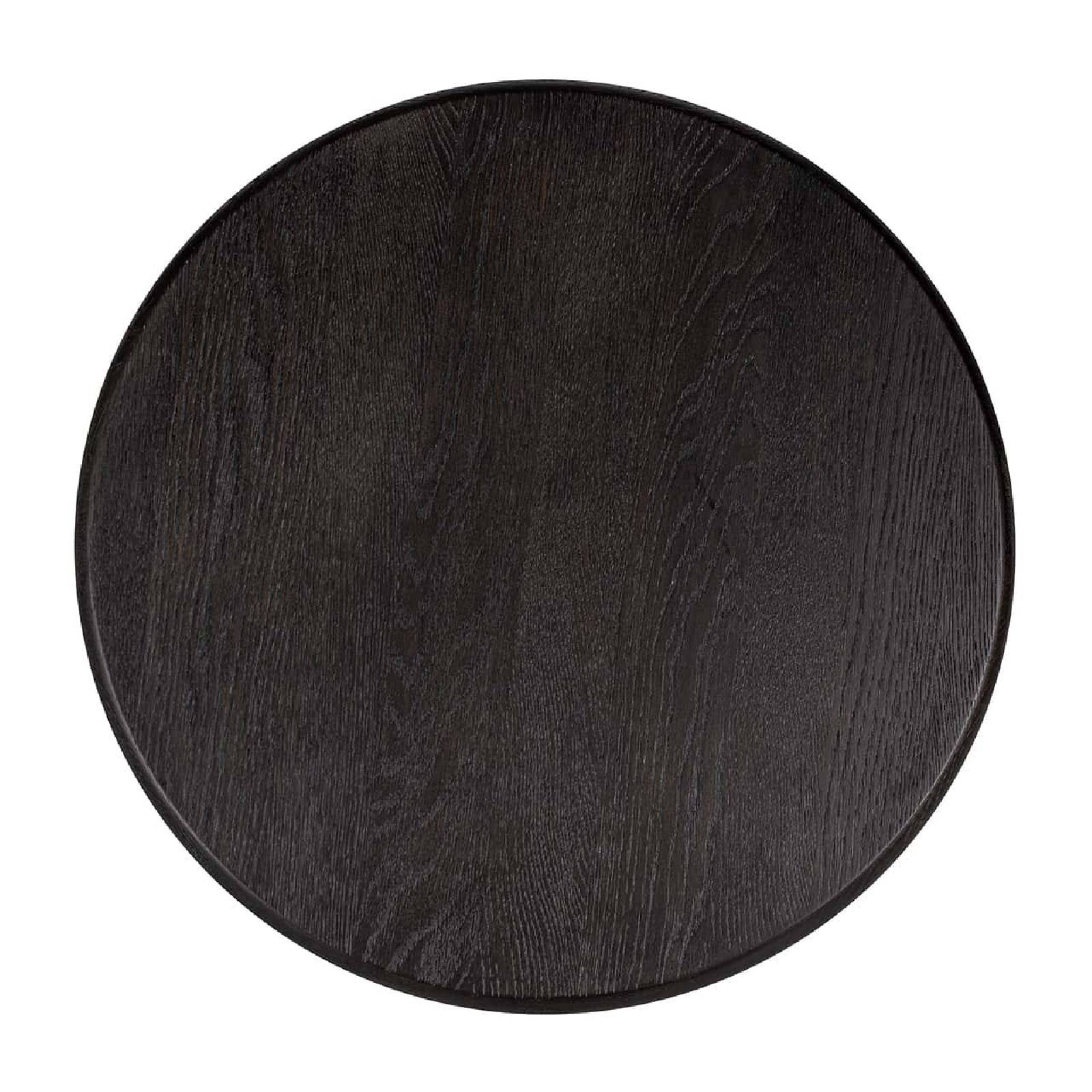 Table basse Macaron (noir rustic)