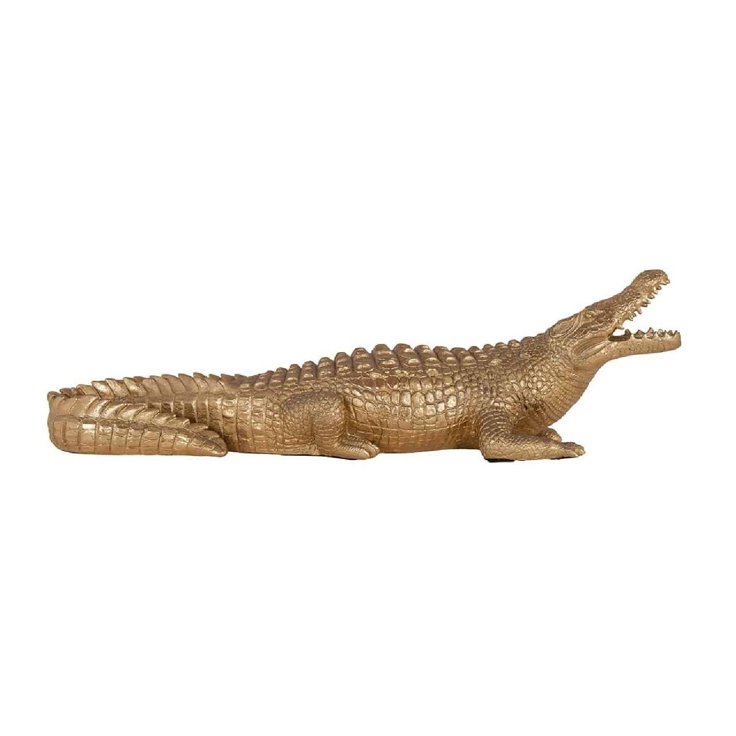 Krokodil deco object klein (or)