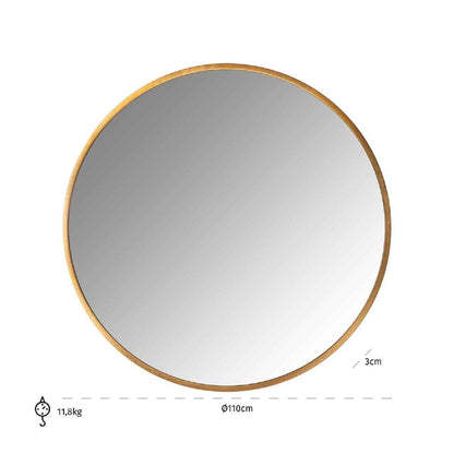 Miroir Maevy Or 110Ø (or)