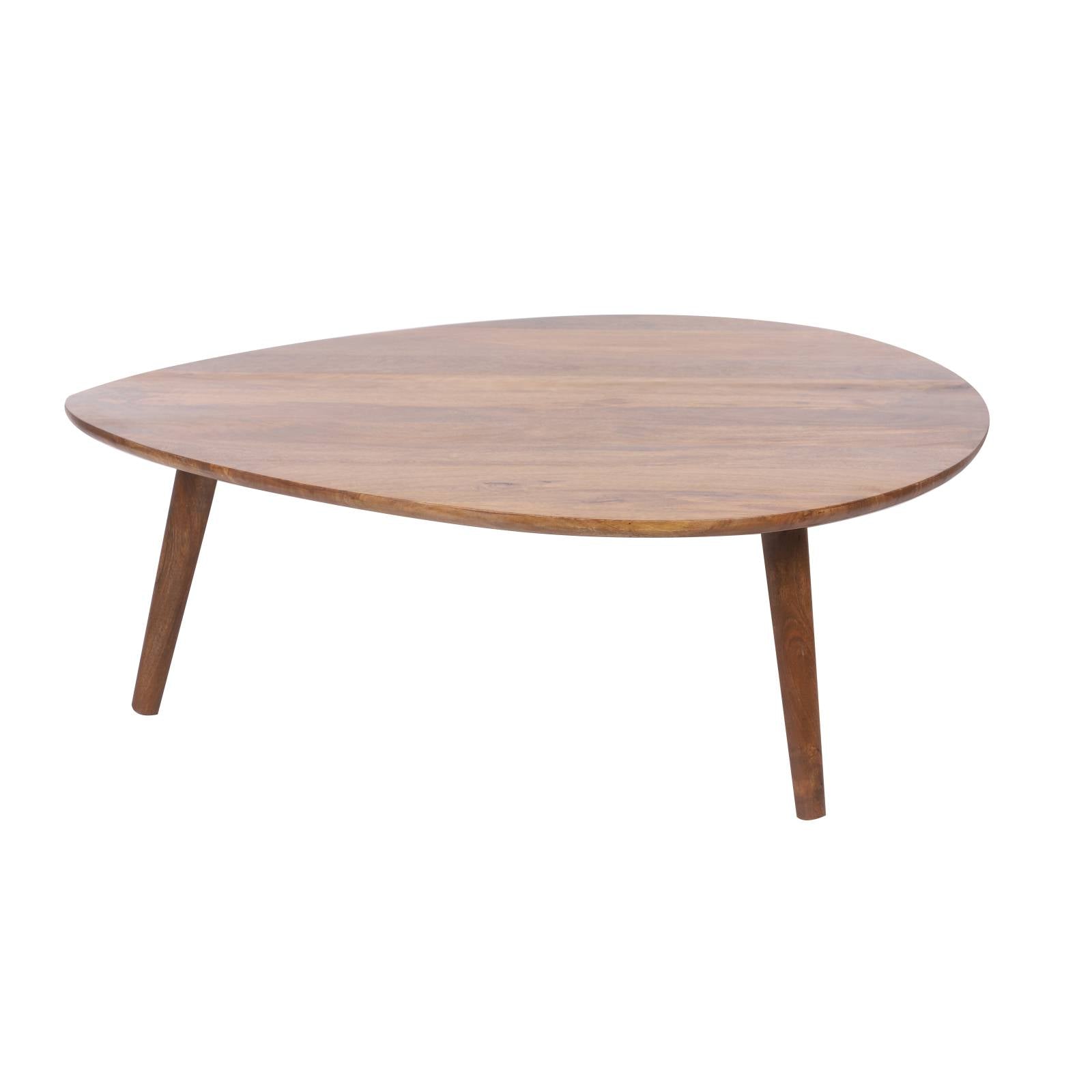 Table basse losange 117X105X40 en manguier massif