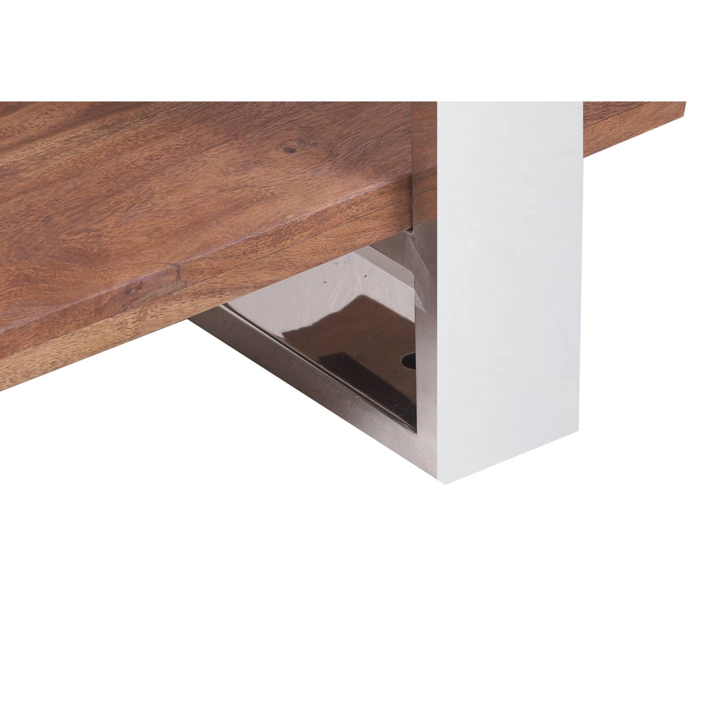 STAINLESS BIBLIOTHEQUE 120X35 LOT/5 + PIEDS
