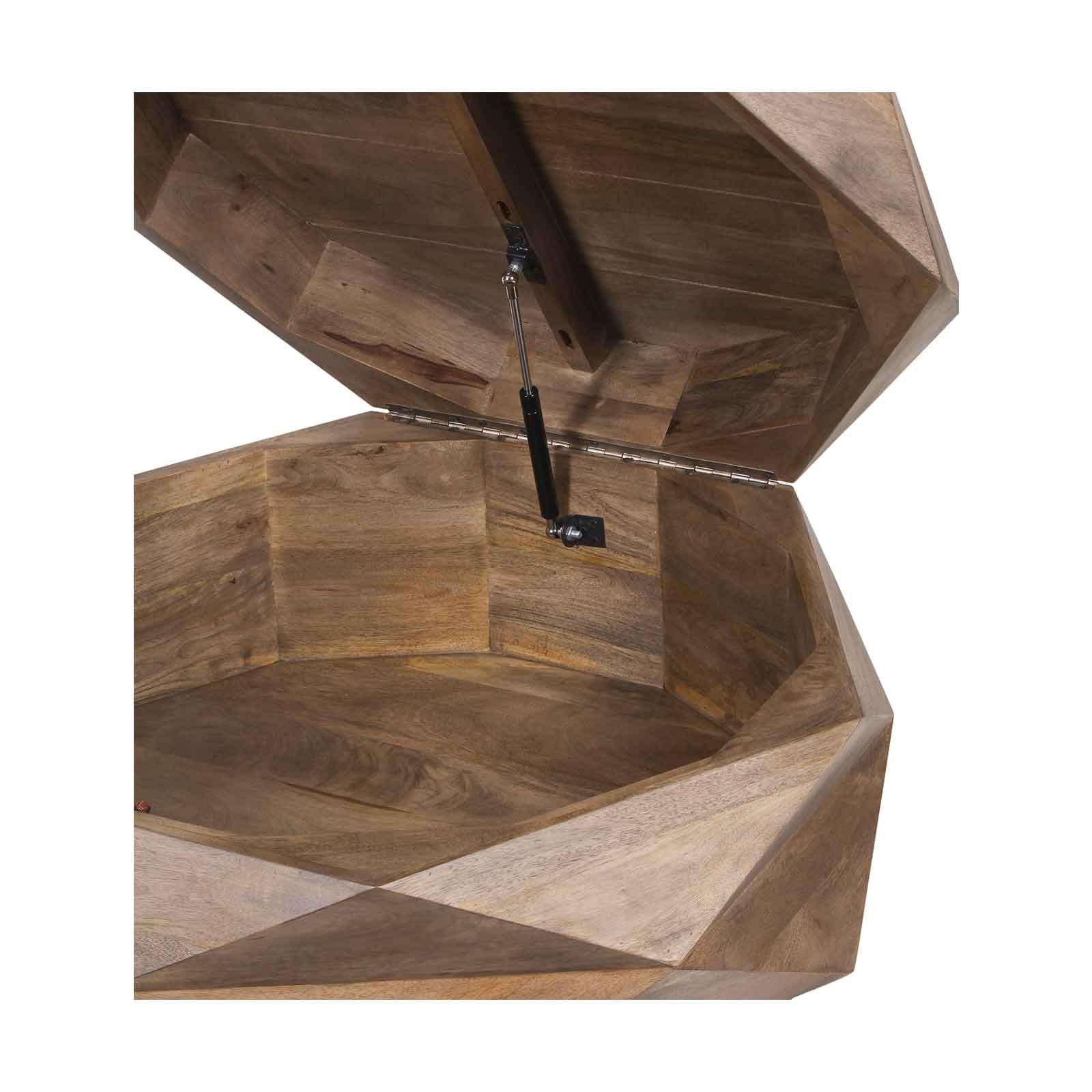 Table basse ronde avec rangement | Mango Mercana