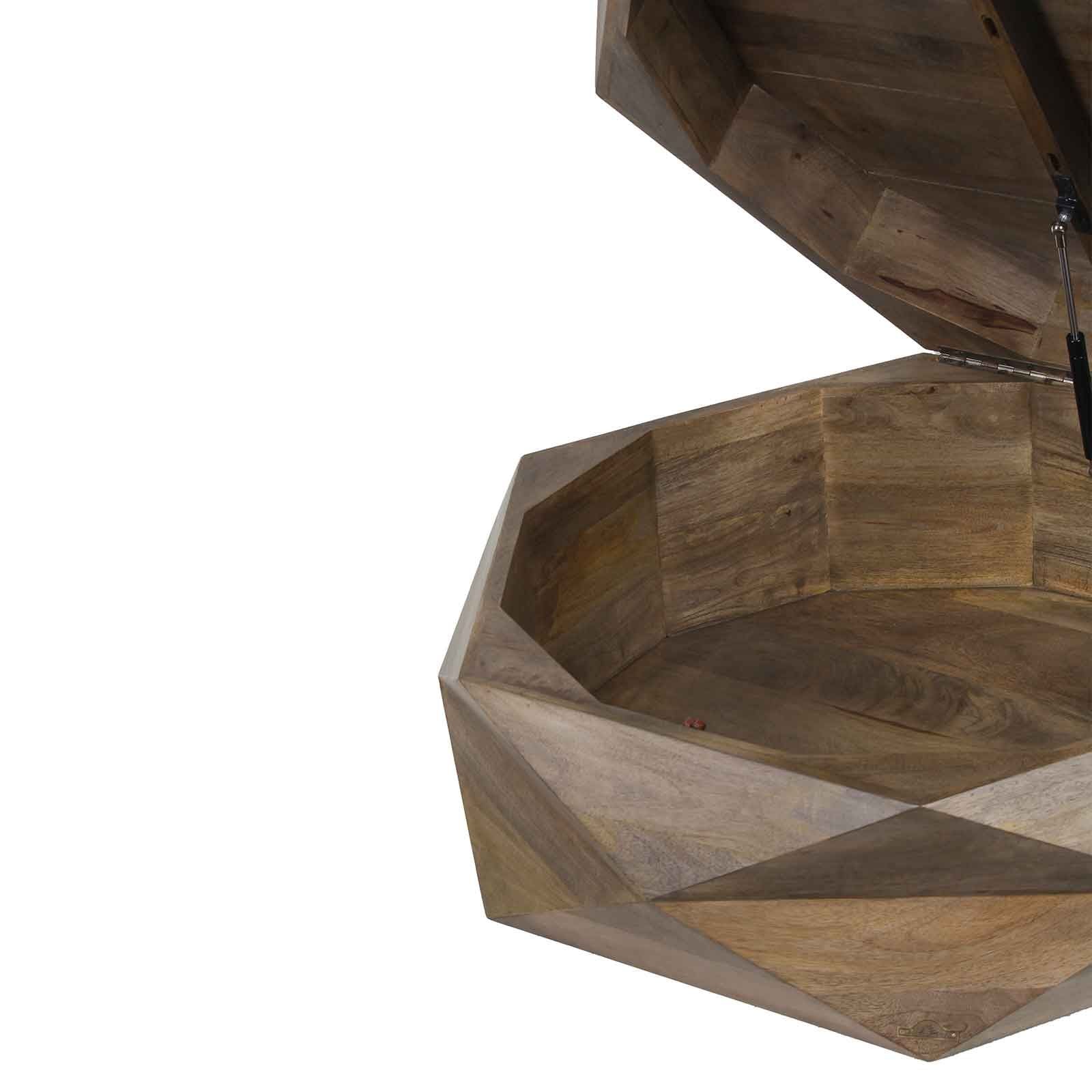Table basse ronde avec rangement | Mango Mercana