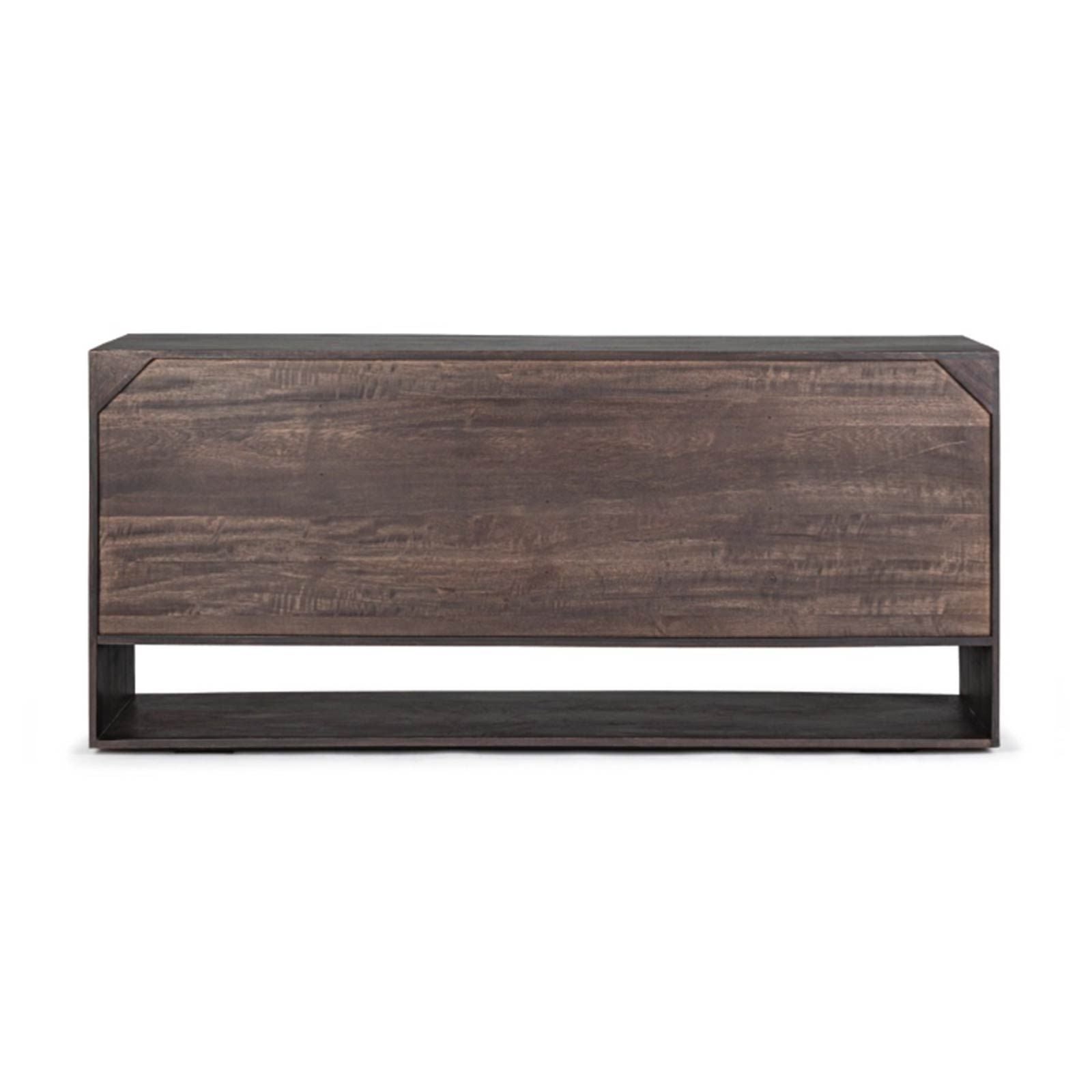 Buffet bas design 4P bois bicolore | Manguier Kabir