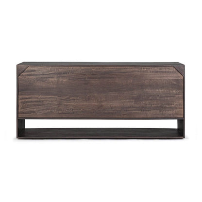 Buffet bas design 4P bois bicolore | Manguier Kabir