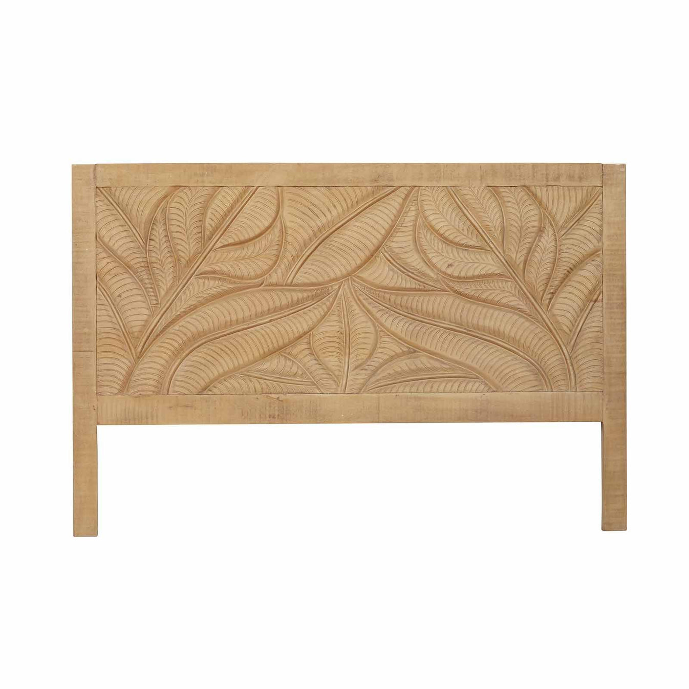 Tete De Lit Bois Sculpte
