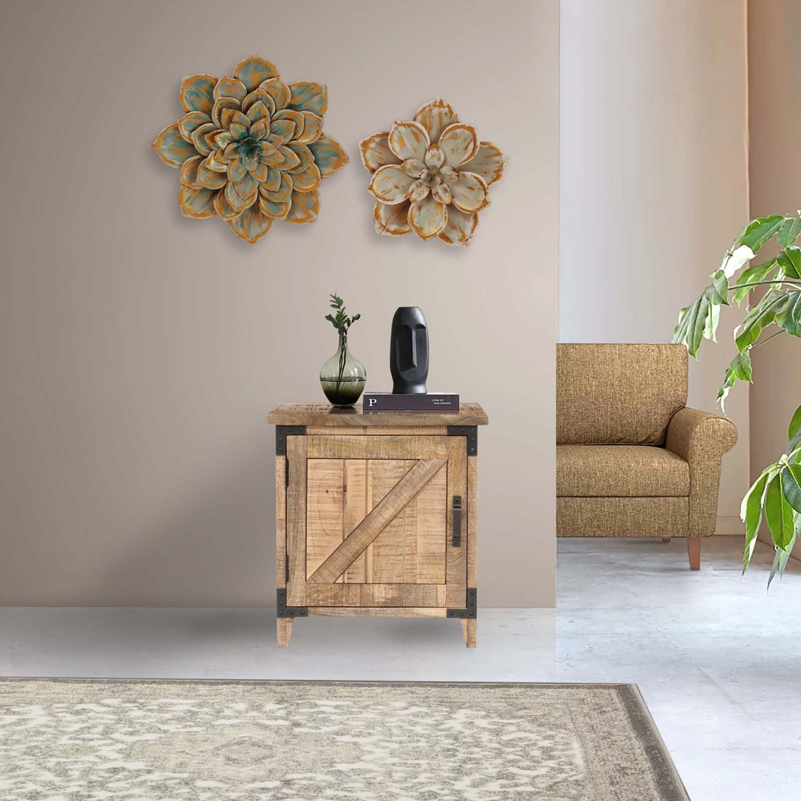 Table de chevet Frida chêne foncé Table de chevet Frida chêne foncé