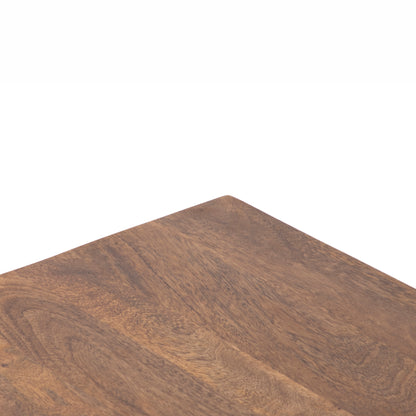 Mesa lateral de madeira e metal H77 | Acacia Sirocco