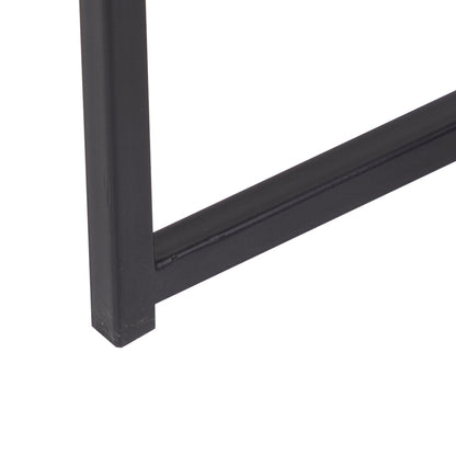 Mesa lateral de madeira e metal H77 | Acacia Sirocco