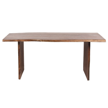 Table de repas a bord naturel | Acacia Sansur
