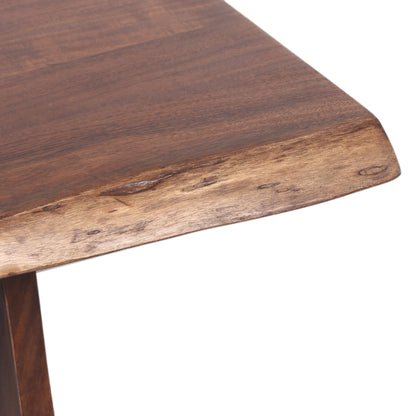 Table de repas a bord naturel | Acacia Sansur