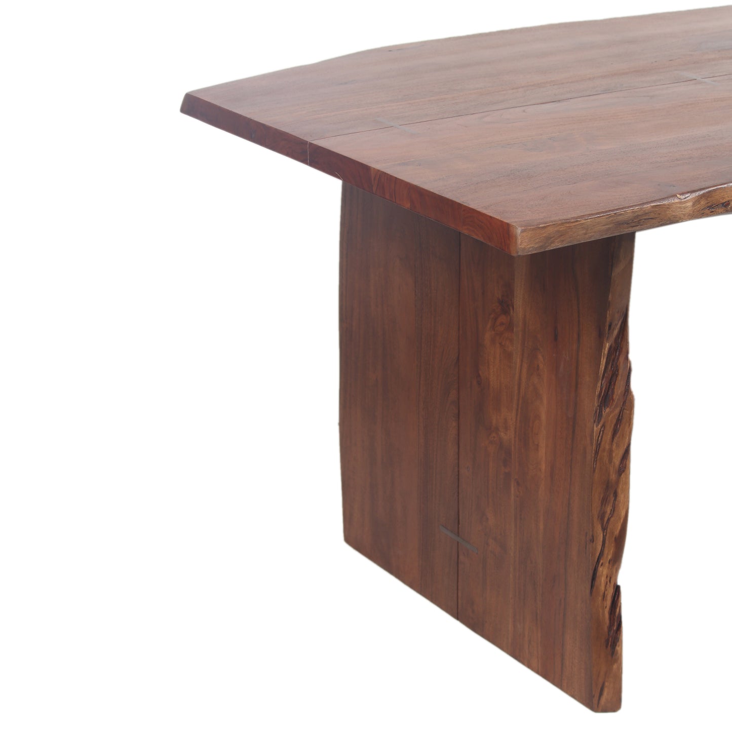 Table de repas a bord naturel | Acacia Sansur
