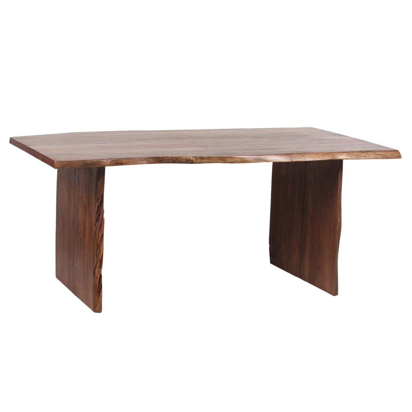 Table de repas a bord naturel | Acacia Sansur