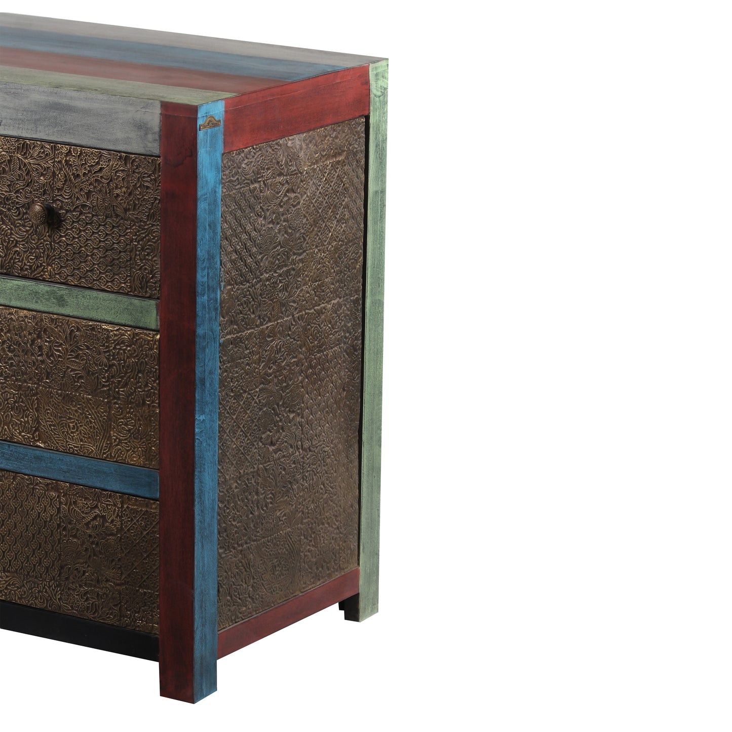 Cómoda de 7 cajones | Madera de mango Pushkar