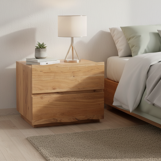 Mesa de cabeceira com 2 gavetas | Bunting