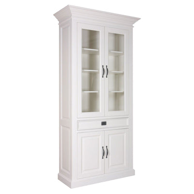 Vitrine 2x2 portes 1 tiroir "Romance"