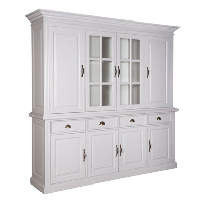 Vitrine 2x4 portes 4 tiroirs "Romance"