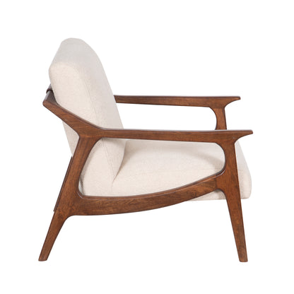 Fauteuil tissu bouclette gris | Jade