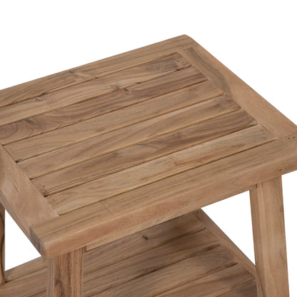 Tabouret avec etagere | Acacia Terra