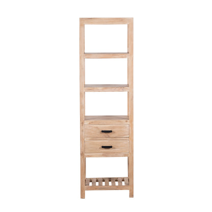 Etagere colonne 2 tiroirs | Acacia Harpley