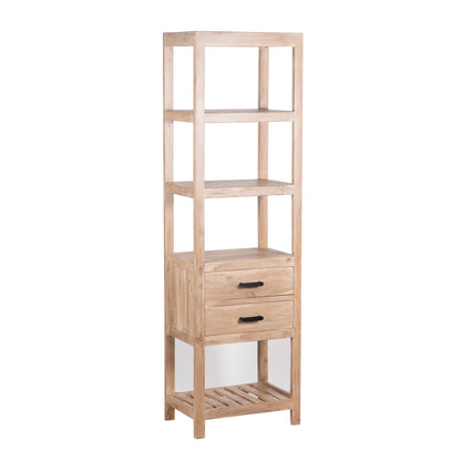 Etagere colonne 2 tiroirs | Acacia Harpley