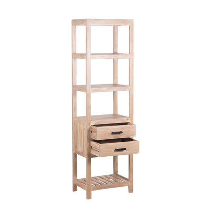 Etagere colonne 2 tiroirs | Acacia Harpley