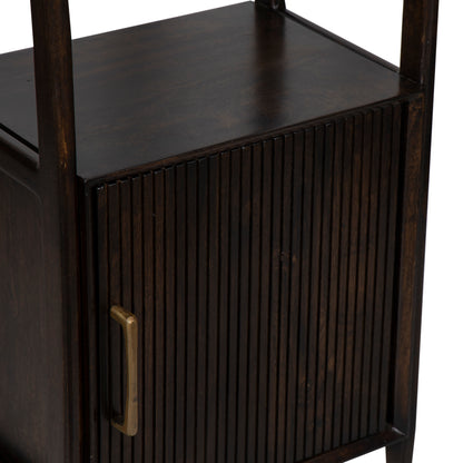 Colonne de rangement noyer fonce | Acacia Aleuts