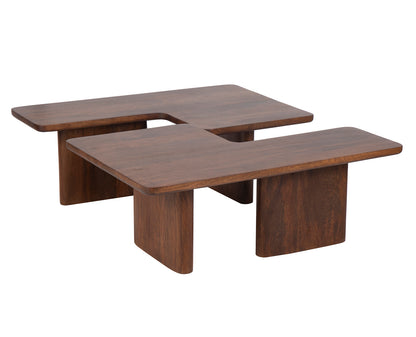 Set de 2 Table basse 110x70 cm | Ariel II