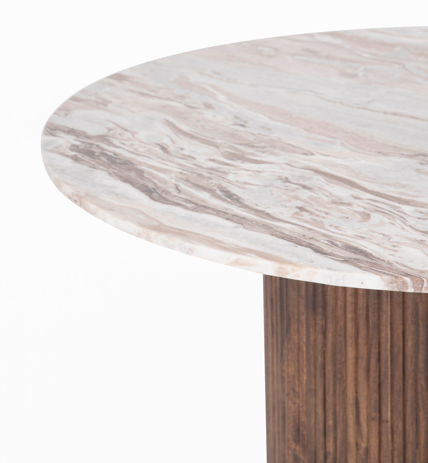 Bouts de canapé plateau marbre | Manguier Kfir III