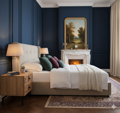 Table de chevet 2 tiroirs | Manguier Sculture II