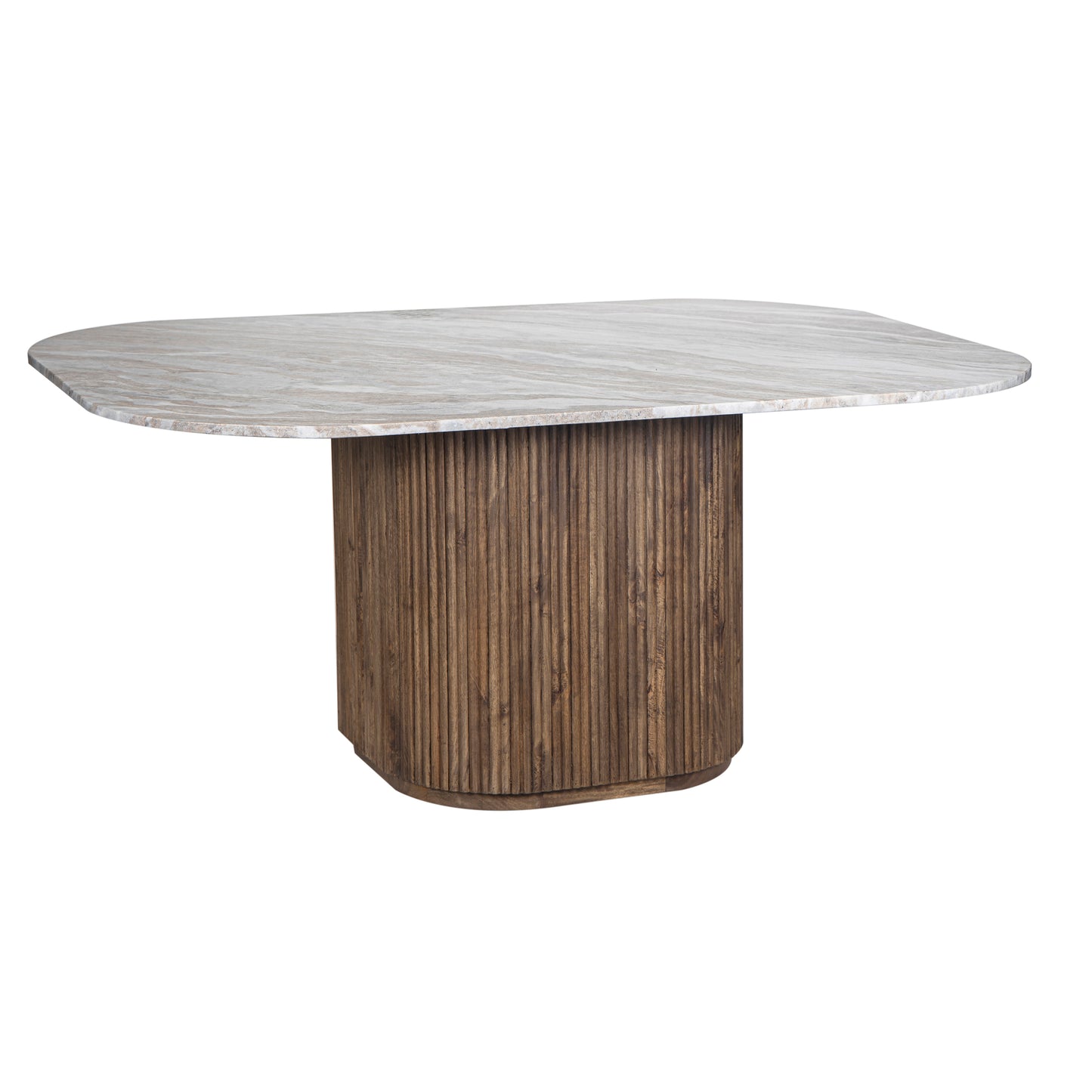 Mesa de jantar com tampo em mármore 170x130 | Kfir II Mango