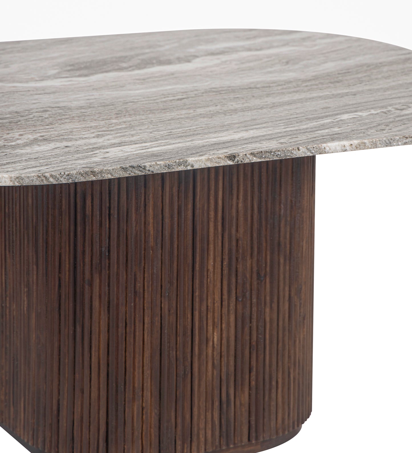 Mesa de jantar com tampo em mármore 170x130 | Kfir II Mango