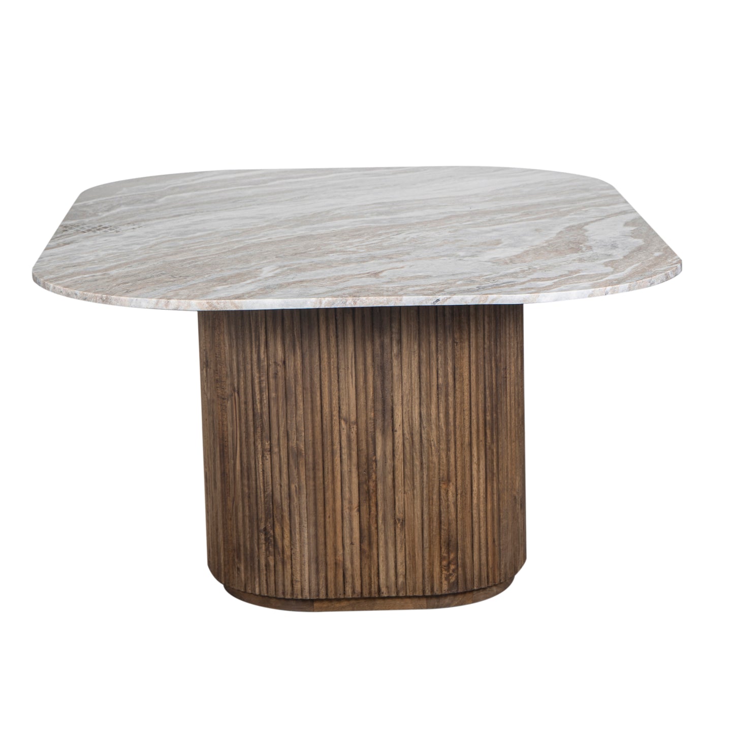 Mesa de jantar com tampo em mármore 170x130 | Kfir II Mango