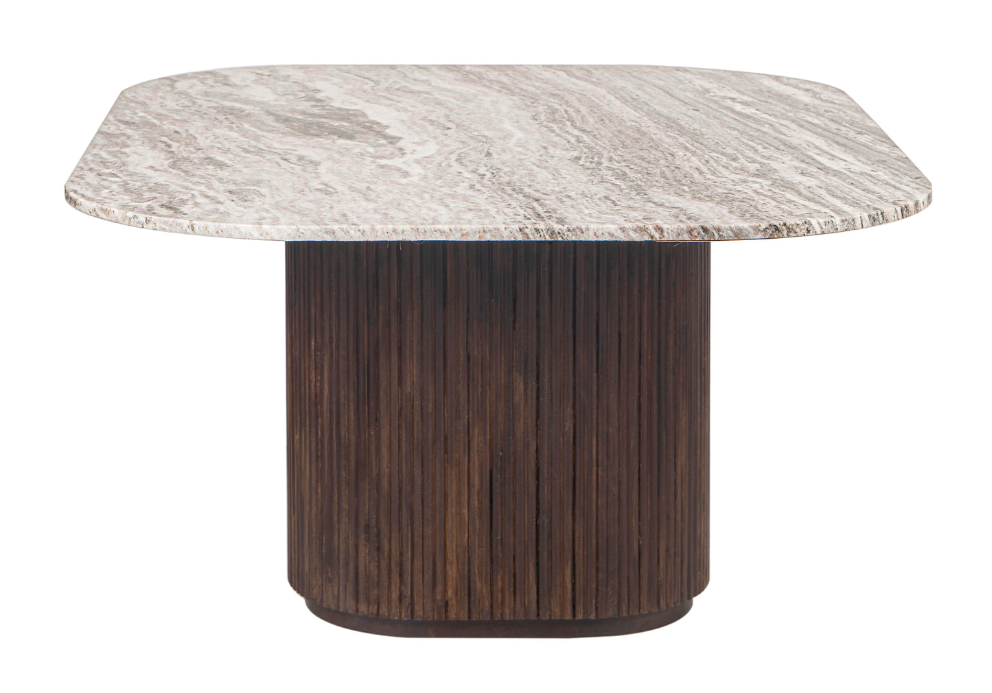 Mesa de jantar com tampo em mármore 170x130 | Kfir II Mango