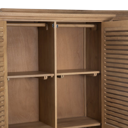 Armoire 4 portes bois massif en manguier – Paran