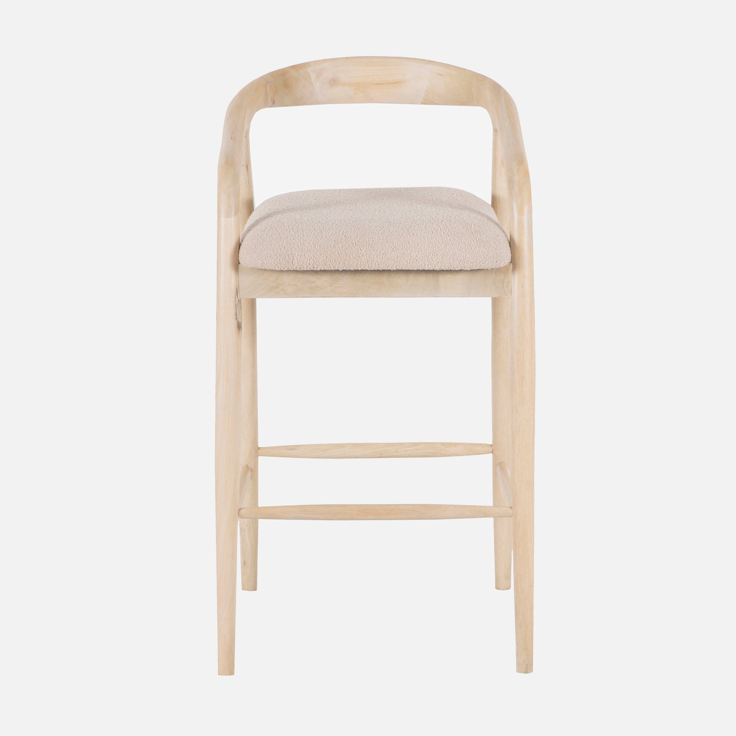 Chaise de Bar Rembourree Neturelle | Milo