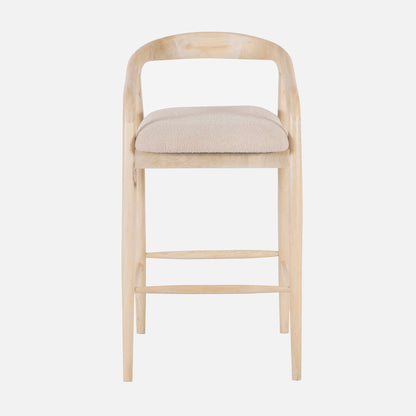 Chaise de Bar Rembourree Neturelle | Milo