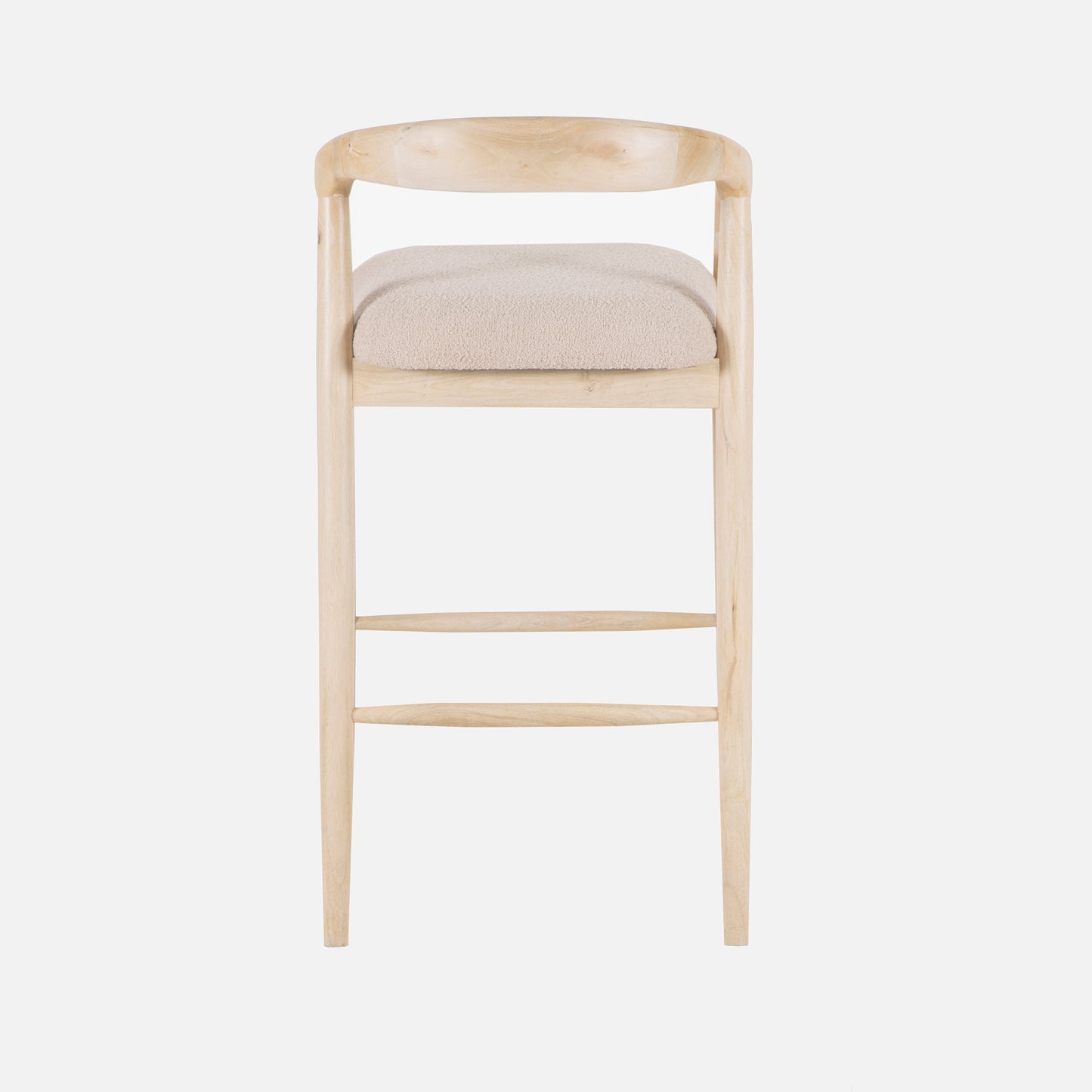 Chaise de Bar Rembourree Neturelle | Milo