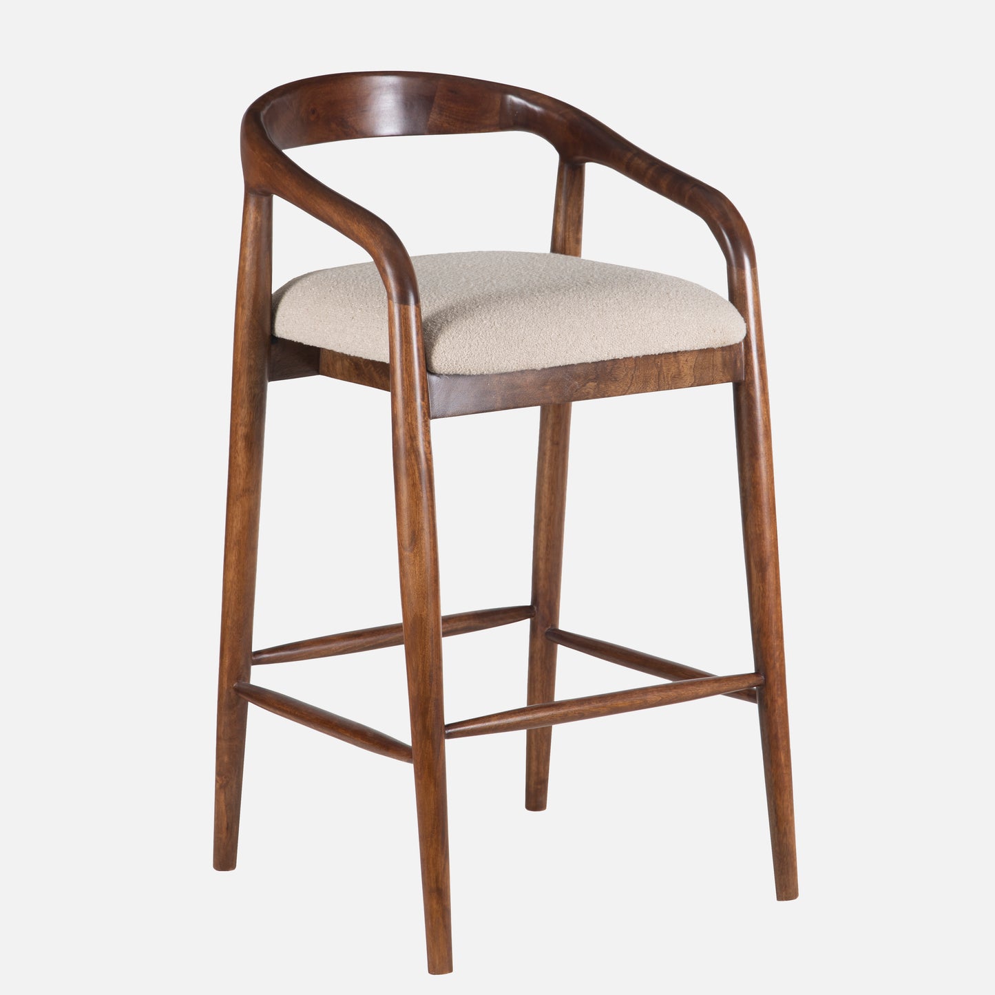 Chaise de Bar Walnut | Milo