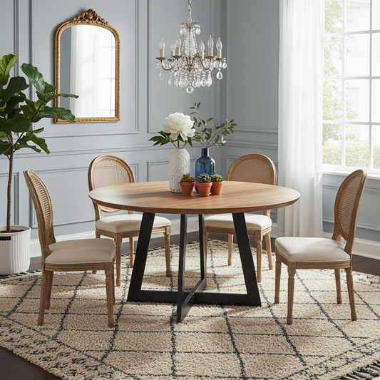 Mesa de jantar redonda 135 cm | Omer