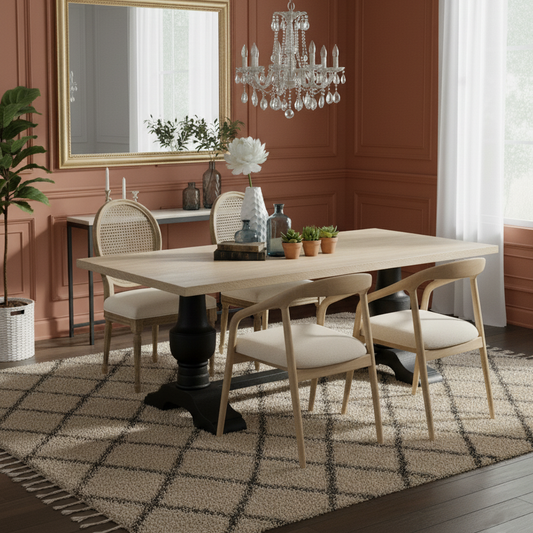 Mesa de jantar retangular | Kela