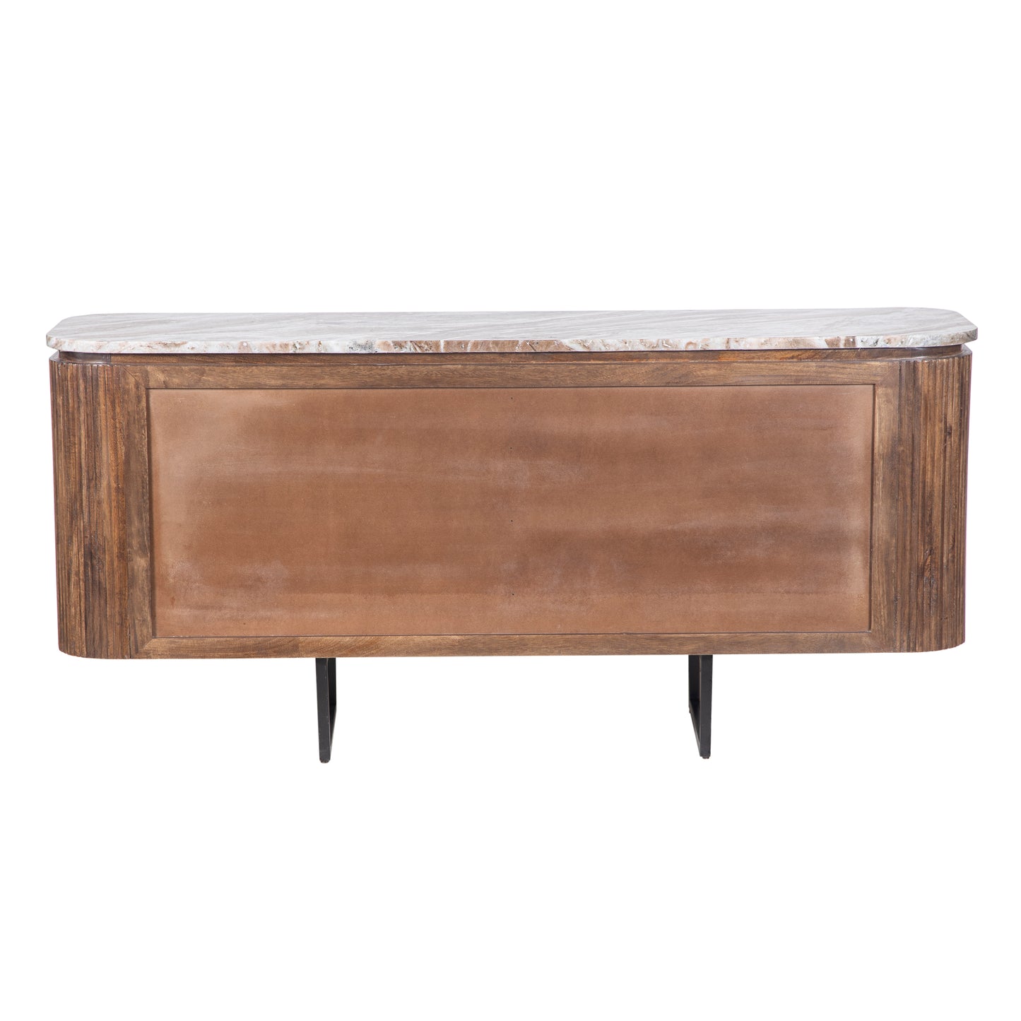 Buffet 4 portes plateau marbre | Manguier Kfir III